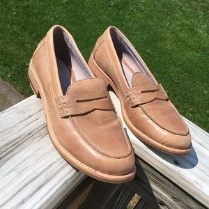 Beige loafers